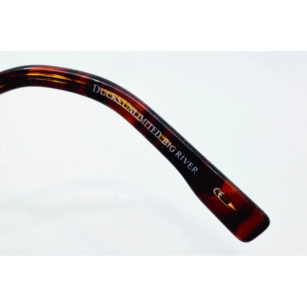 Ducks Unlimited Big River Eyeglasses Mens Brown Metal Rectangle 57-18-145